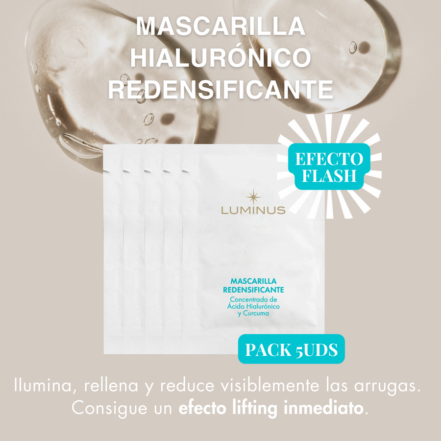 Mascarilla SOLIDARIA Redensificante Hialurónico Pack x5