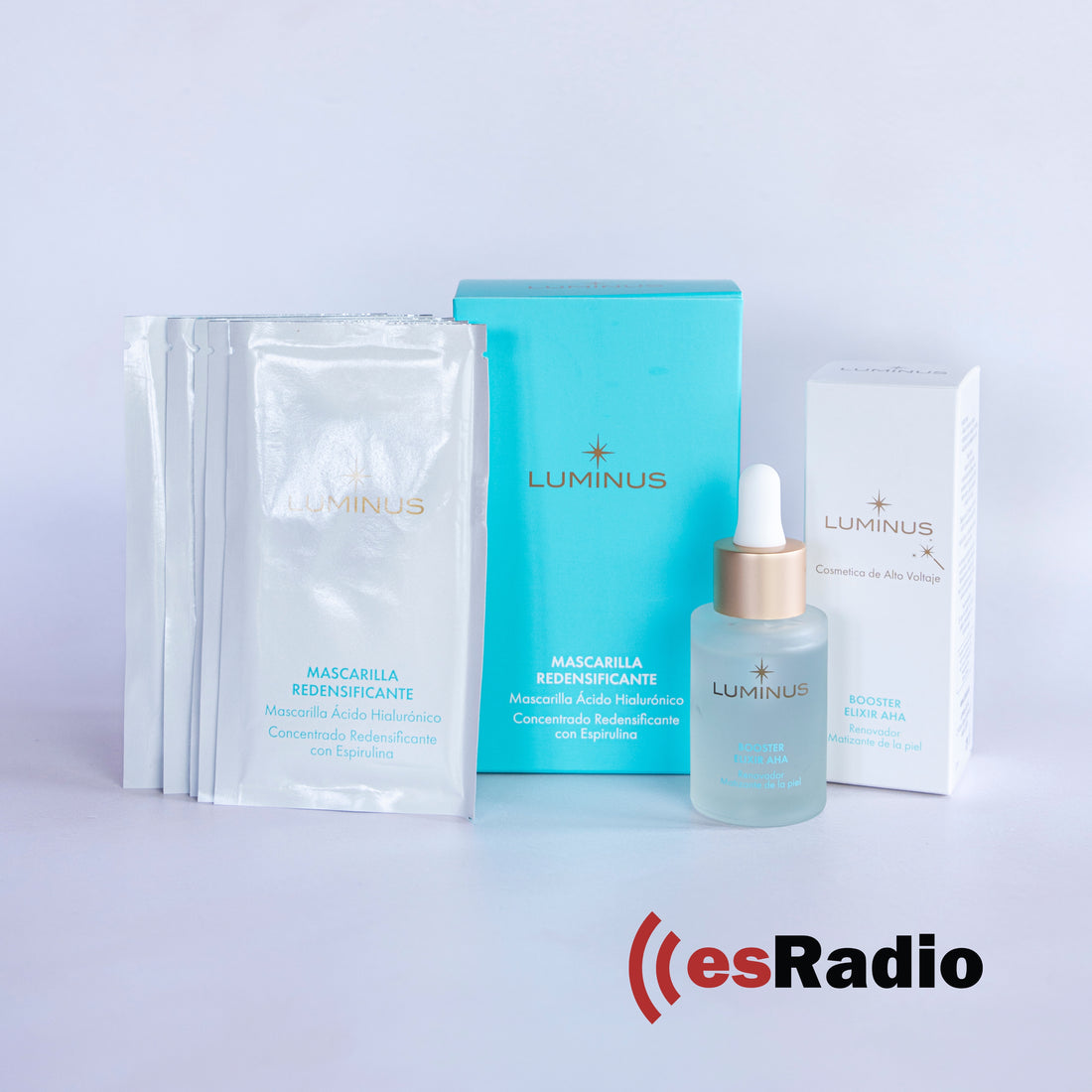 PACK ESRADIO BOOSTER ELIXIR + MASCARILLA HIALURÓNICO REGALO
